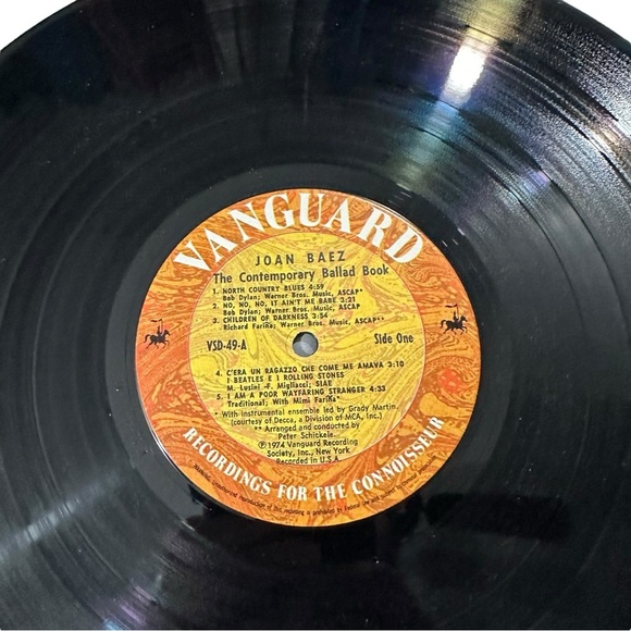 Joan Baez The Contemporary Ballad Book Vangard VSD-49-B Double LP Vinyl Record - Picture 9 of 16